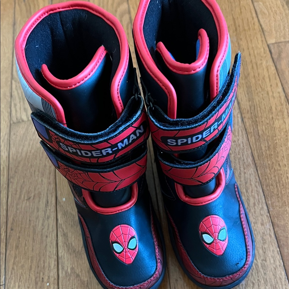 Marvel Spider-Man Kids Boots - Black and Red